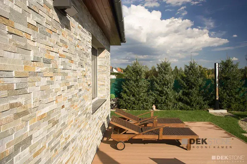Q001 Quartzite Mix plošný díl - Lepený (0,495 m2)
